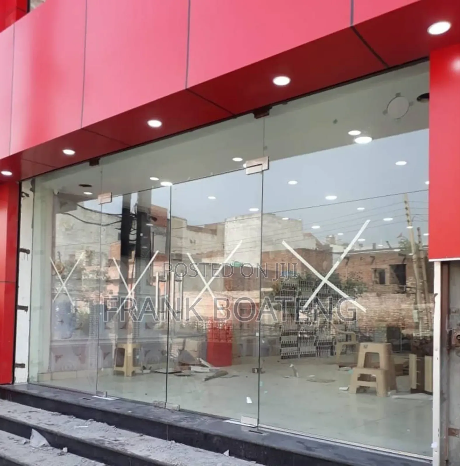 Shop Front Glazz Doorr Installation