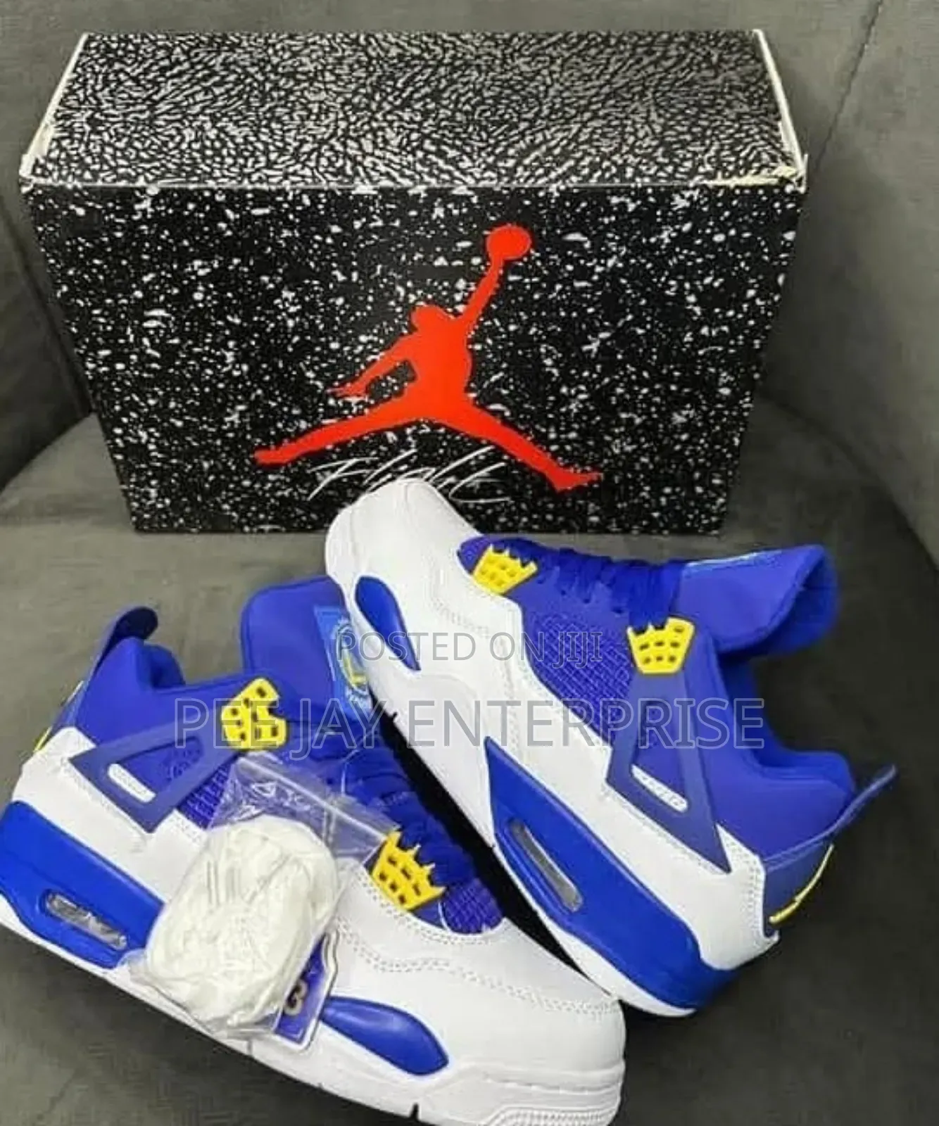 Nike Air Jordan 4 Retro Curry Sneakers
