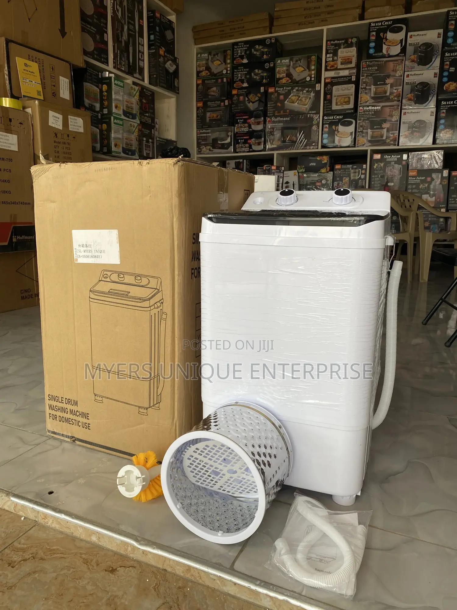 Quality Single Drum 7kg Washing Machine With Shoe Brushes