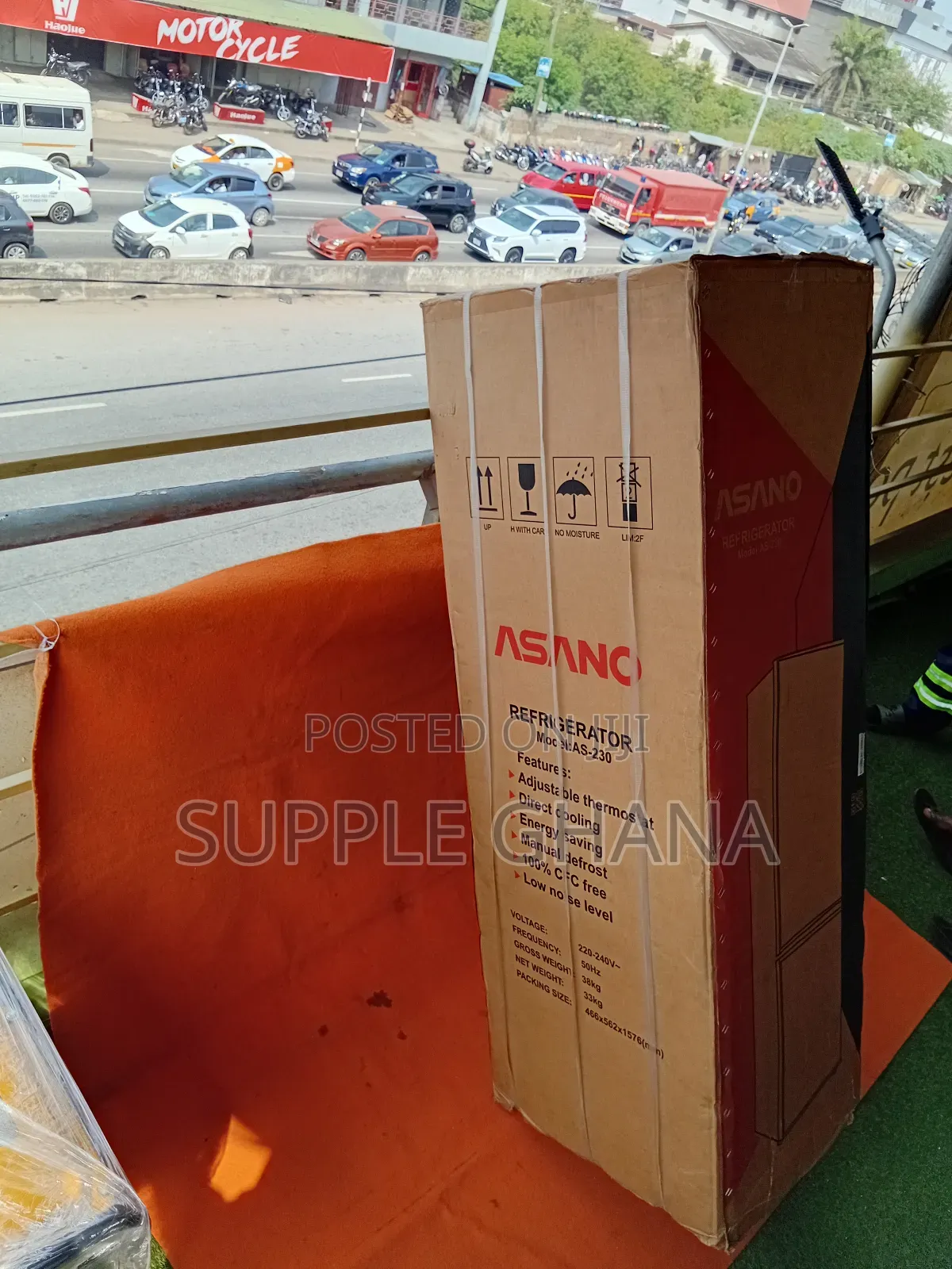 Asano 230l Refrigerator With Adjustable Shelves Crisper