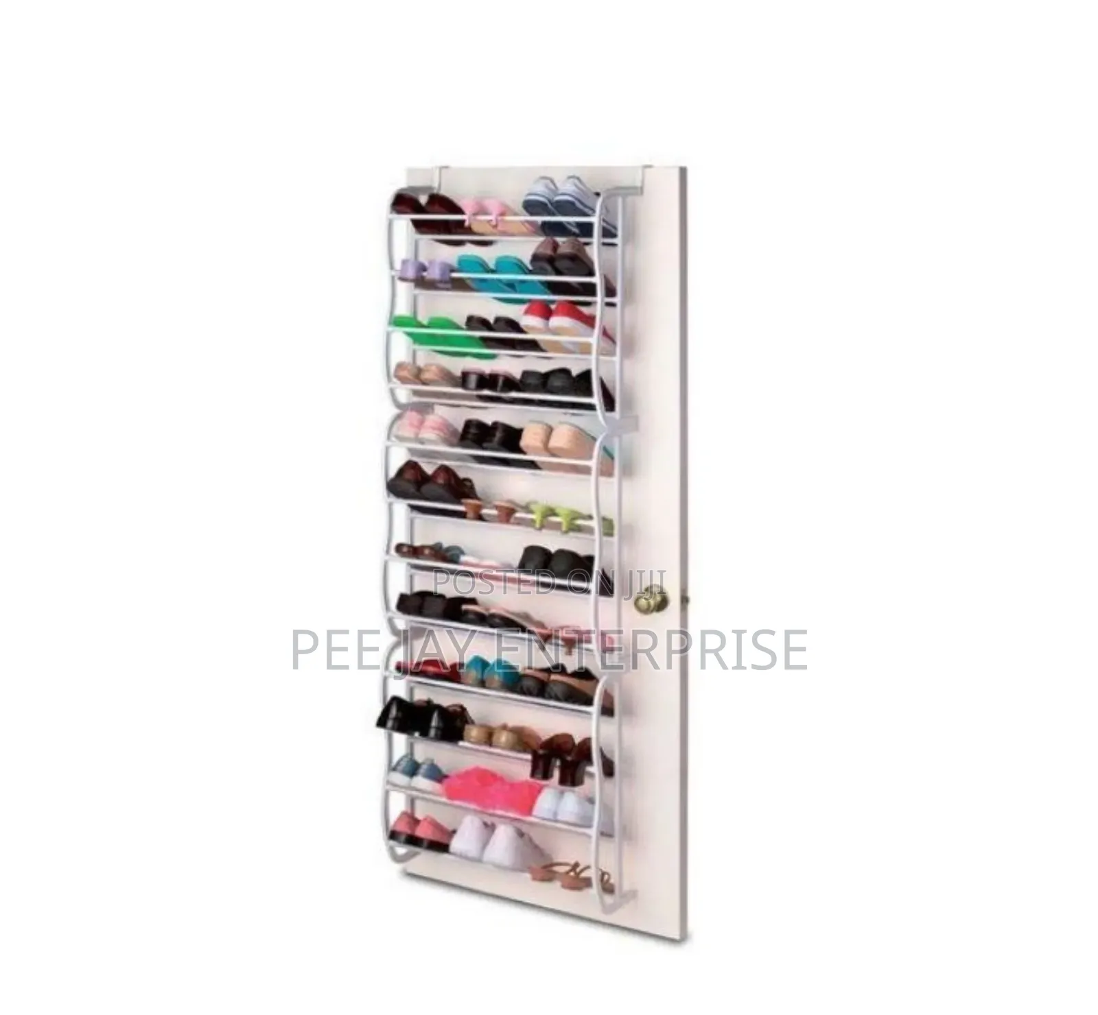 36-Pair Over-the-Door Shoe Rack.