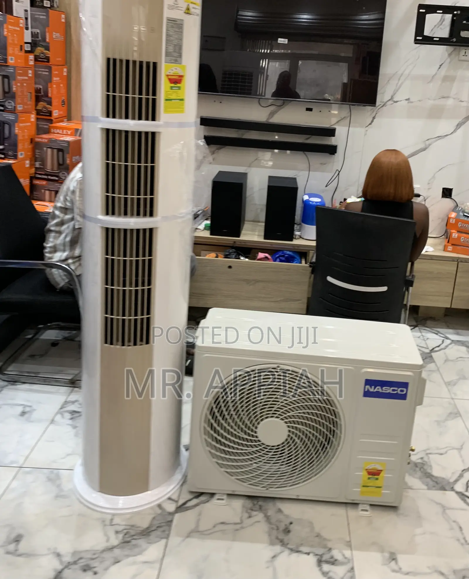 High Quality Nasco 2.5hp Floor Standing Air Conditioner(White).