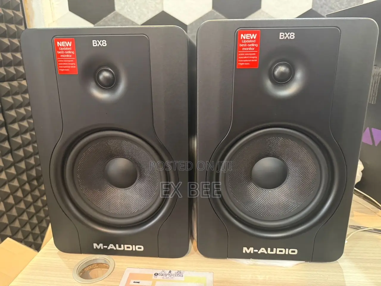 M-Audio Bx8 D2 8inch Active Studio Monitor Speaker Pair
