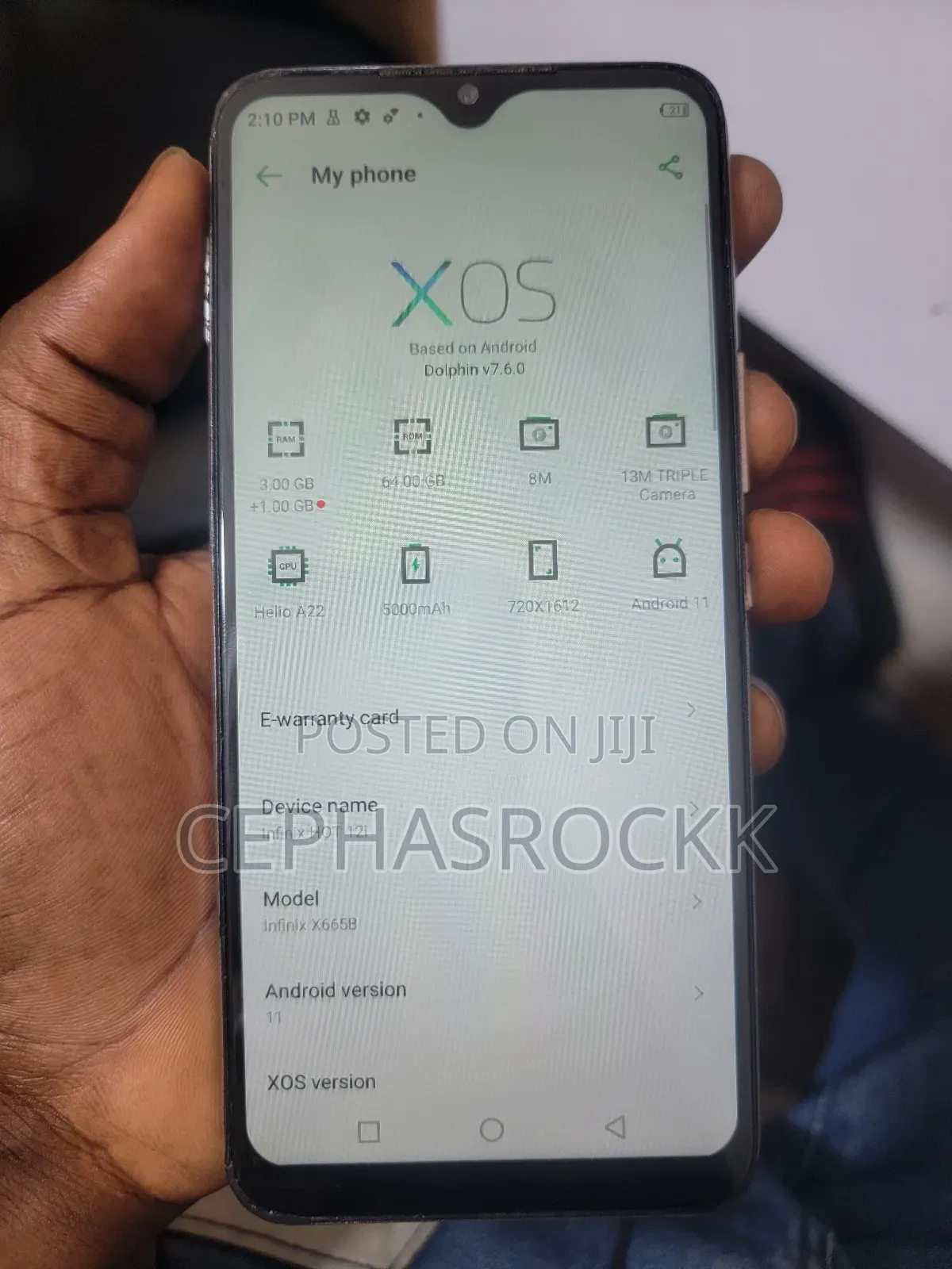 Infinix Hot 12i 64 GB Gold