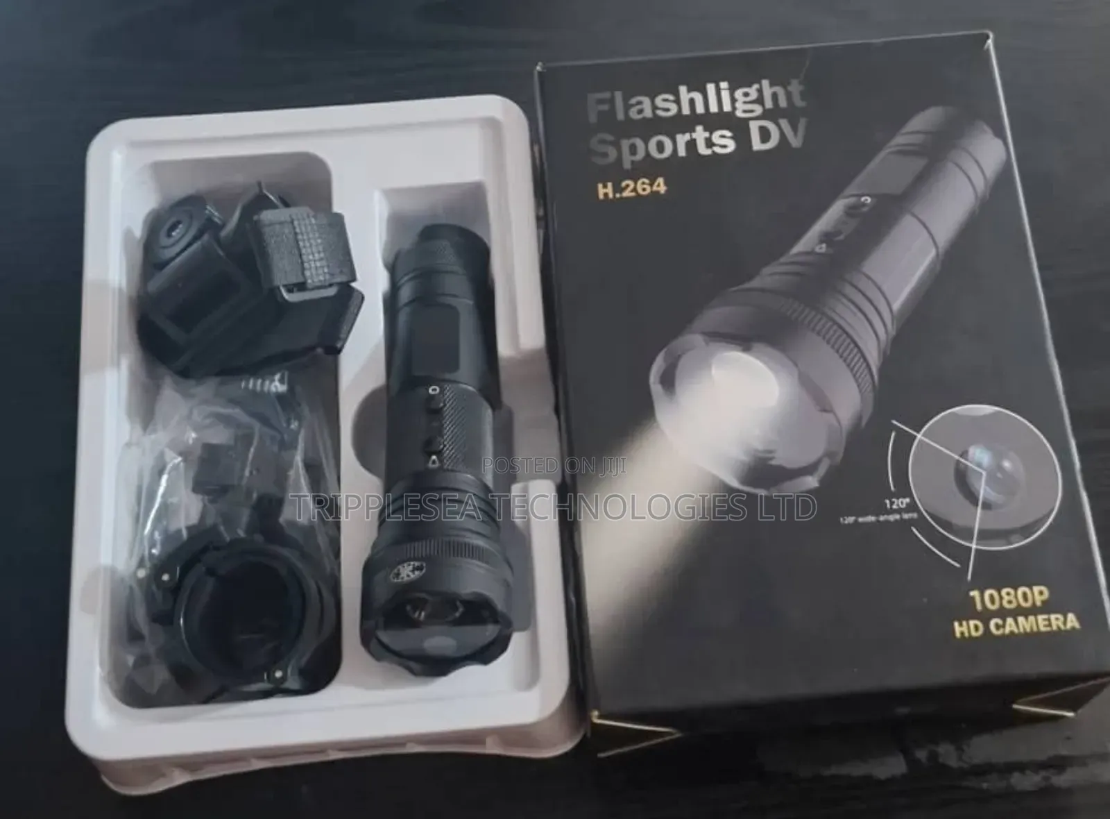 Dv400-1080 Flashlight Sports Dv 120 Degree Wide Angle