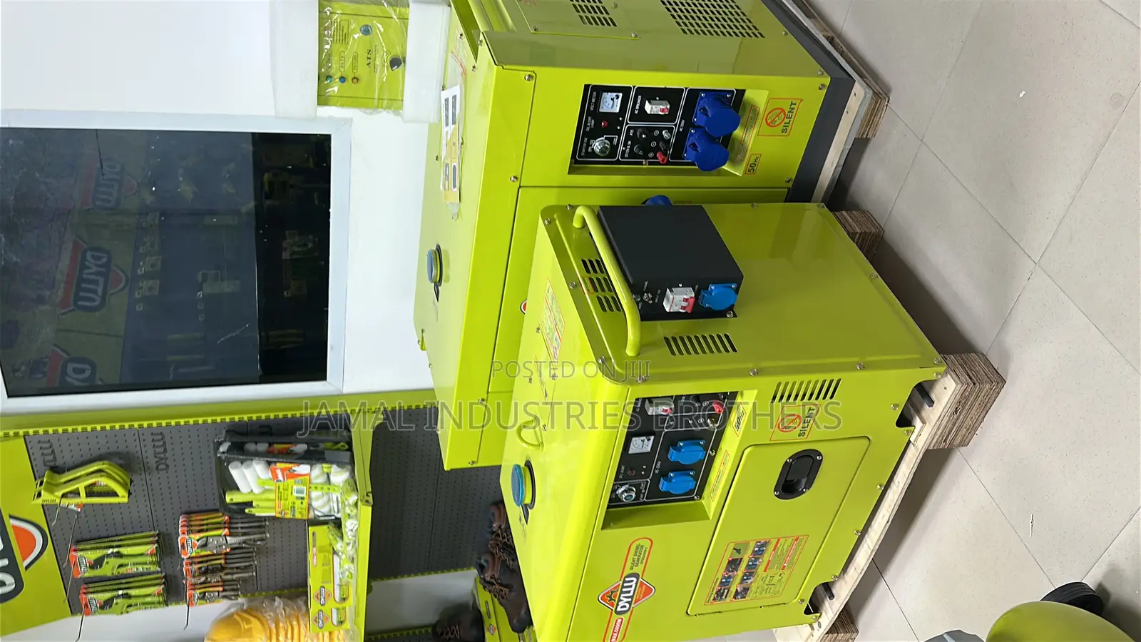 Silent Diesel Generator 6.5kva Brand New Dyllu 5,000 Watts