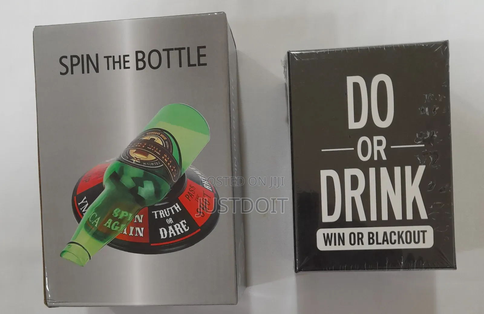 Spin the Bottle + Do or Drink Games