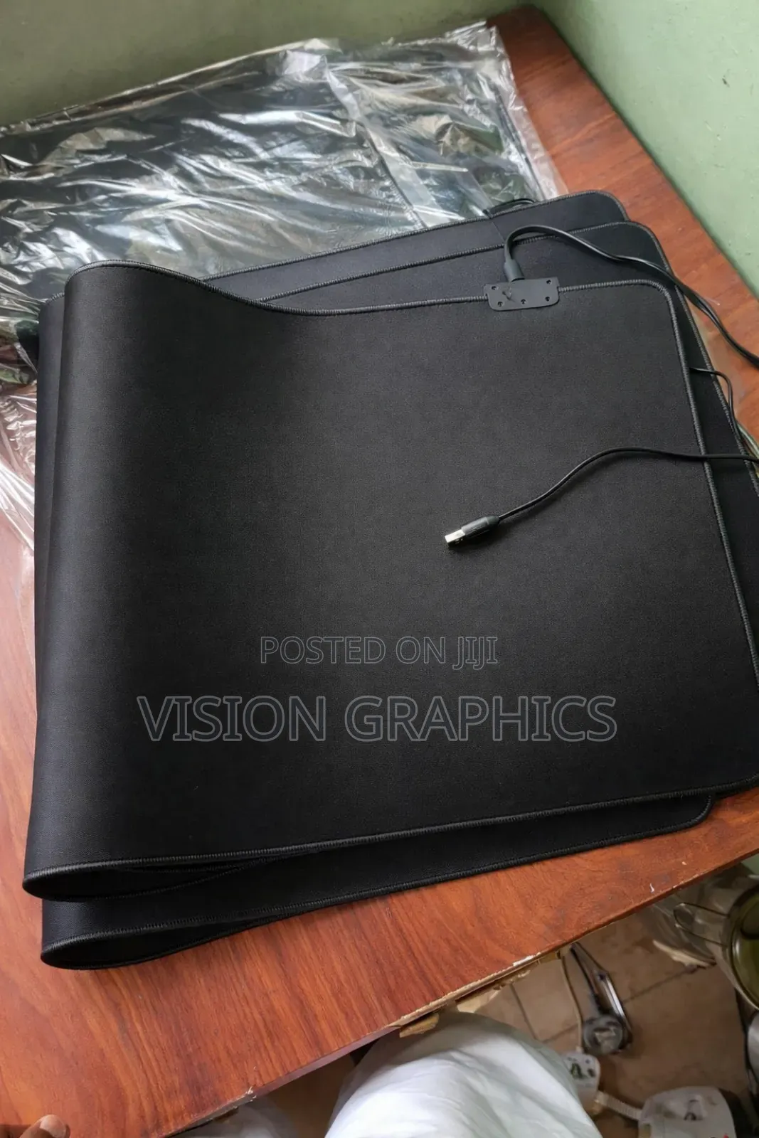 Argb Large Computer Gaming Deskpad Can Contain Both Keyboard and Mouse