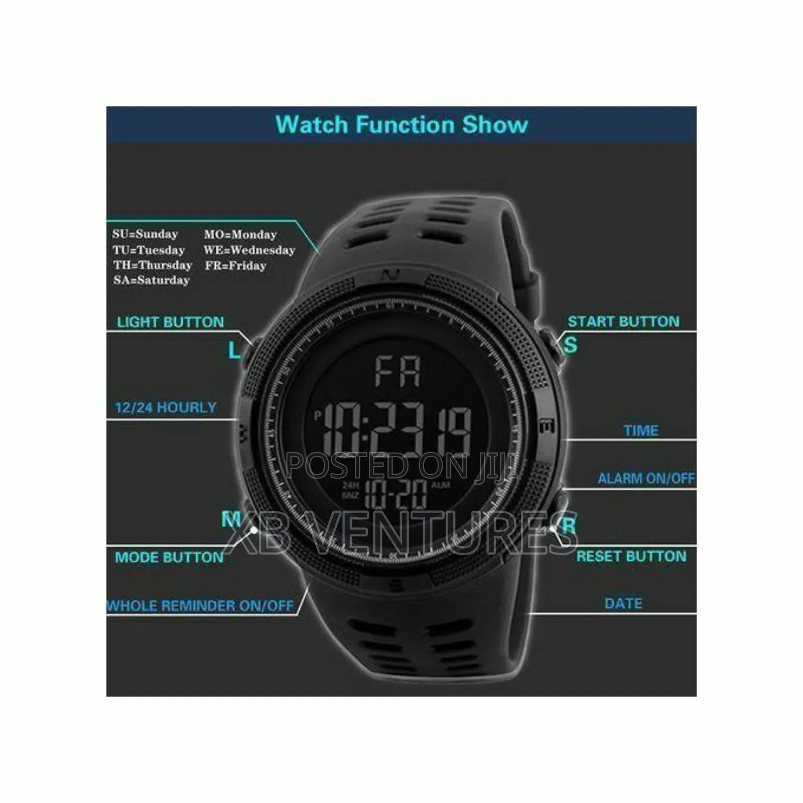 Fresh Design Men Digital Watch