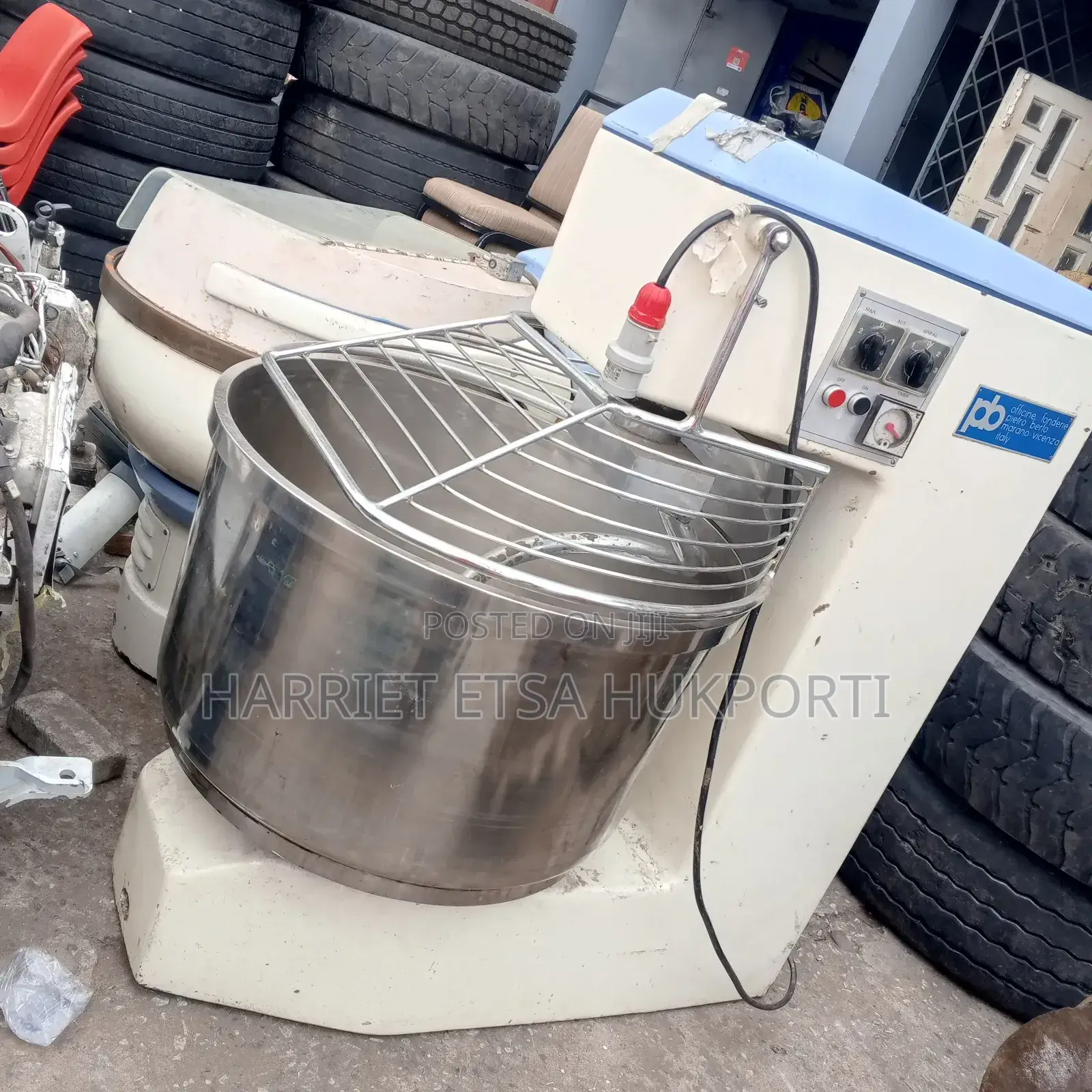 Used 200l Commercial Dough Mixer From Italy