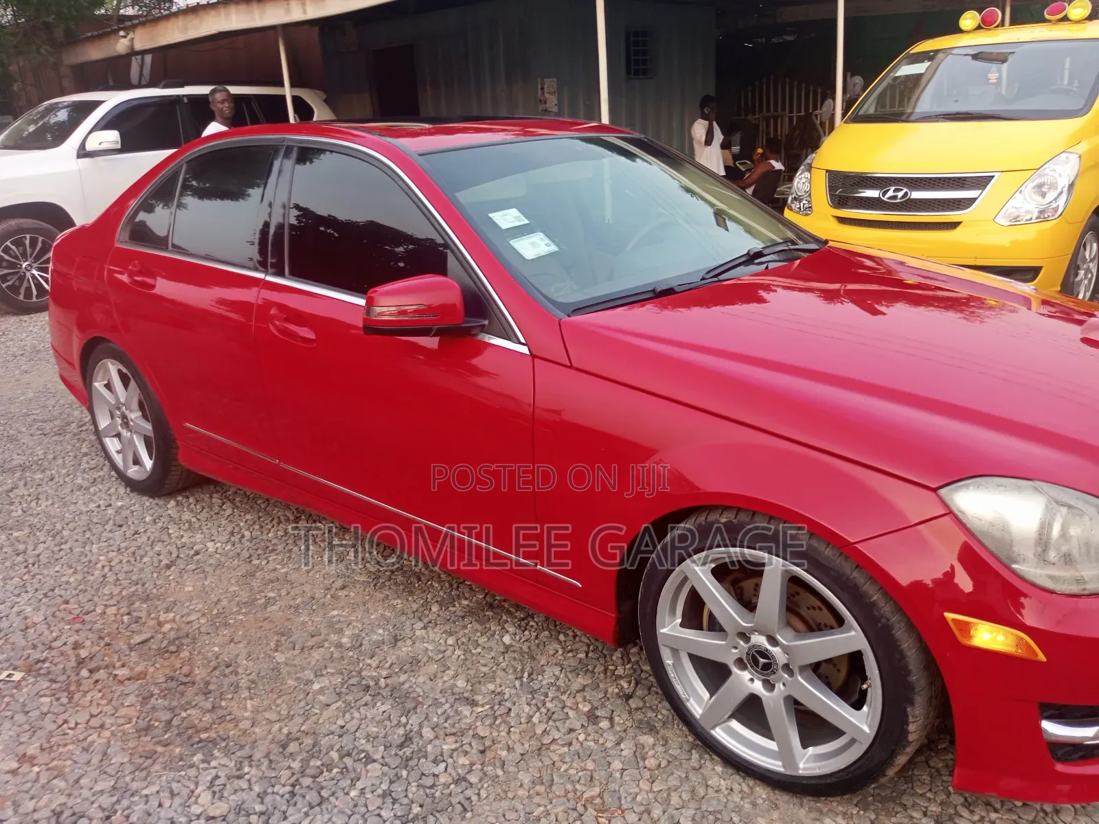 Mercedes-Benz C250 2014 Red