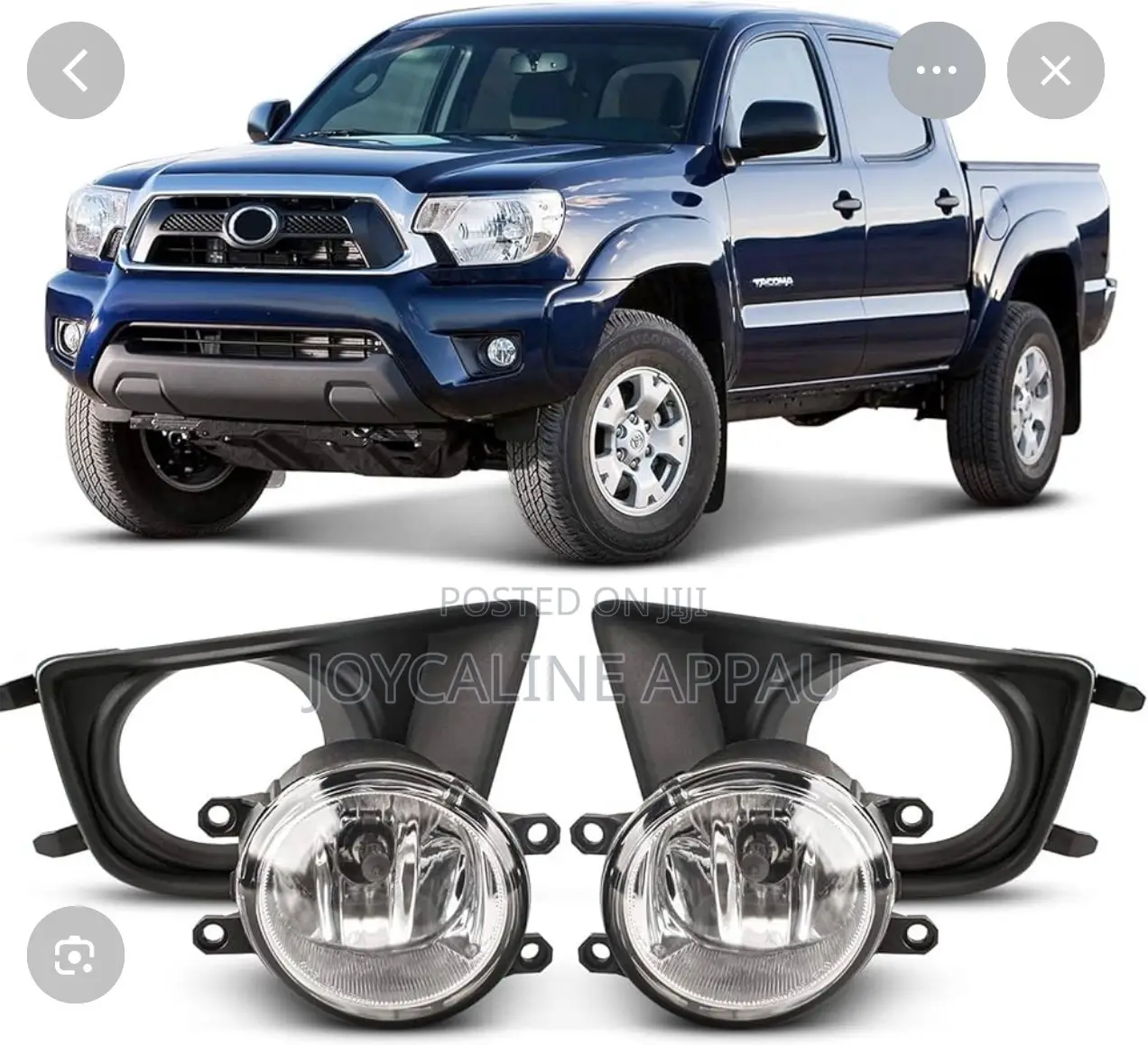 Toyota Tacoma 2012 to 2015 Fog Light and Cover With Bulb and Cable