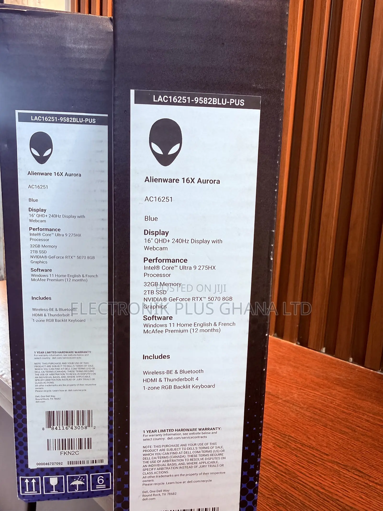 New Laptop Dell Alienware 16X Aurora 32GB Intel Core Ultra 9 SSD 2T