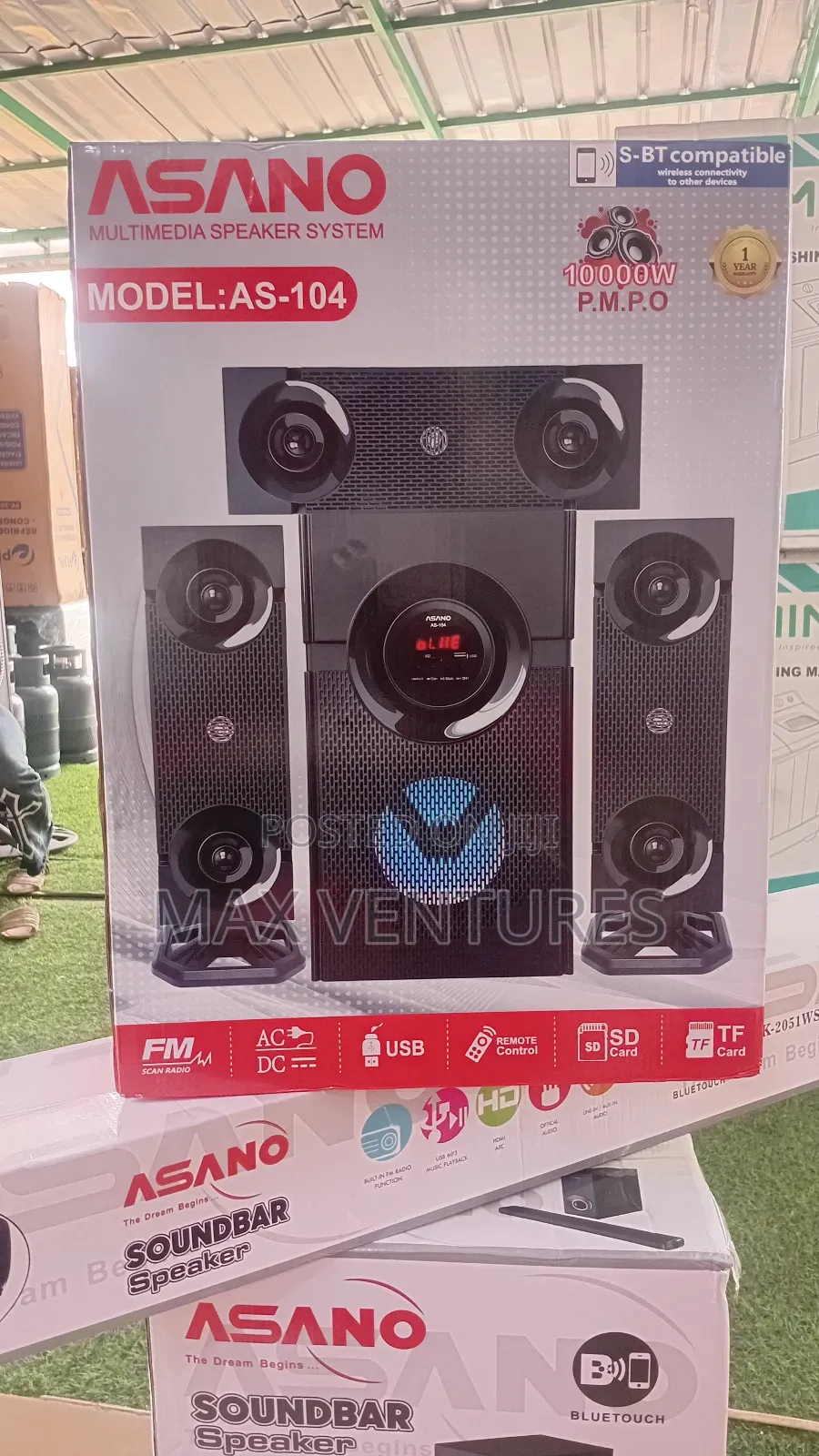 Asano as-104 Multimedia Speaker System – Clear Loud Sound