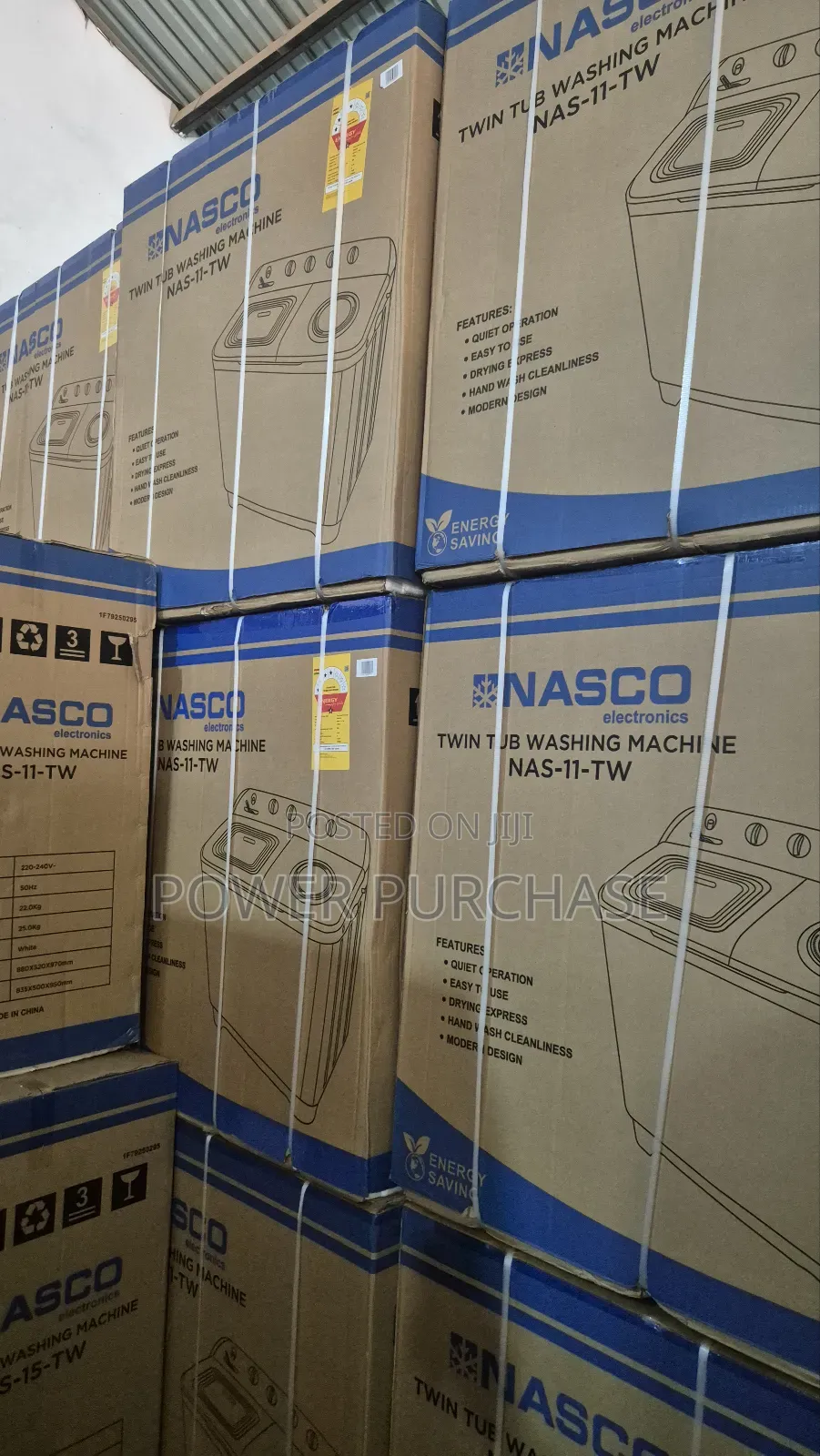 Nasco 11kg Twin Tub Washing Machine