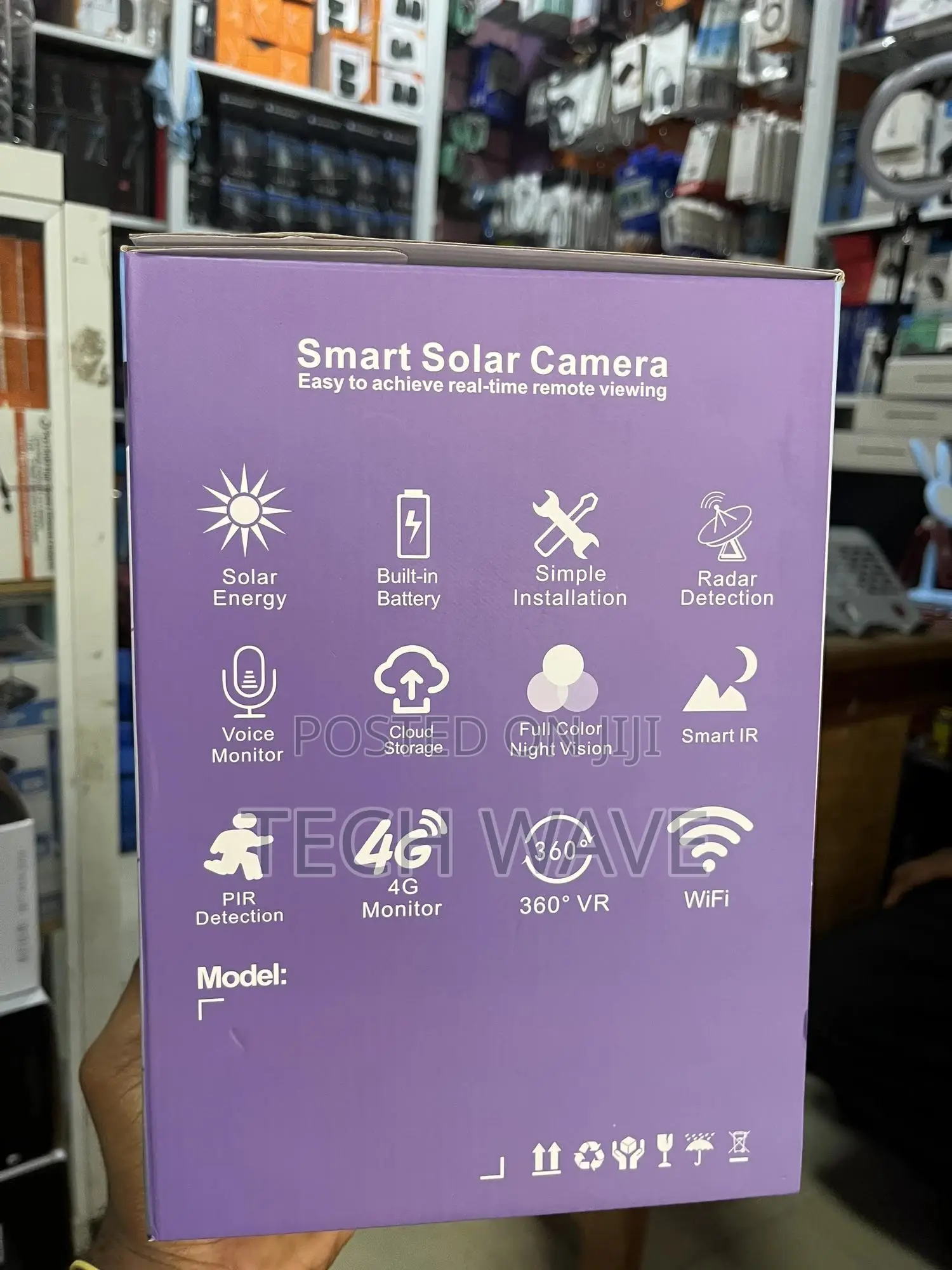 Ptz Solar 3 Lens Cctv Camera Takes Sim