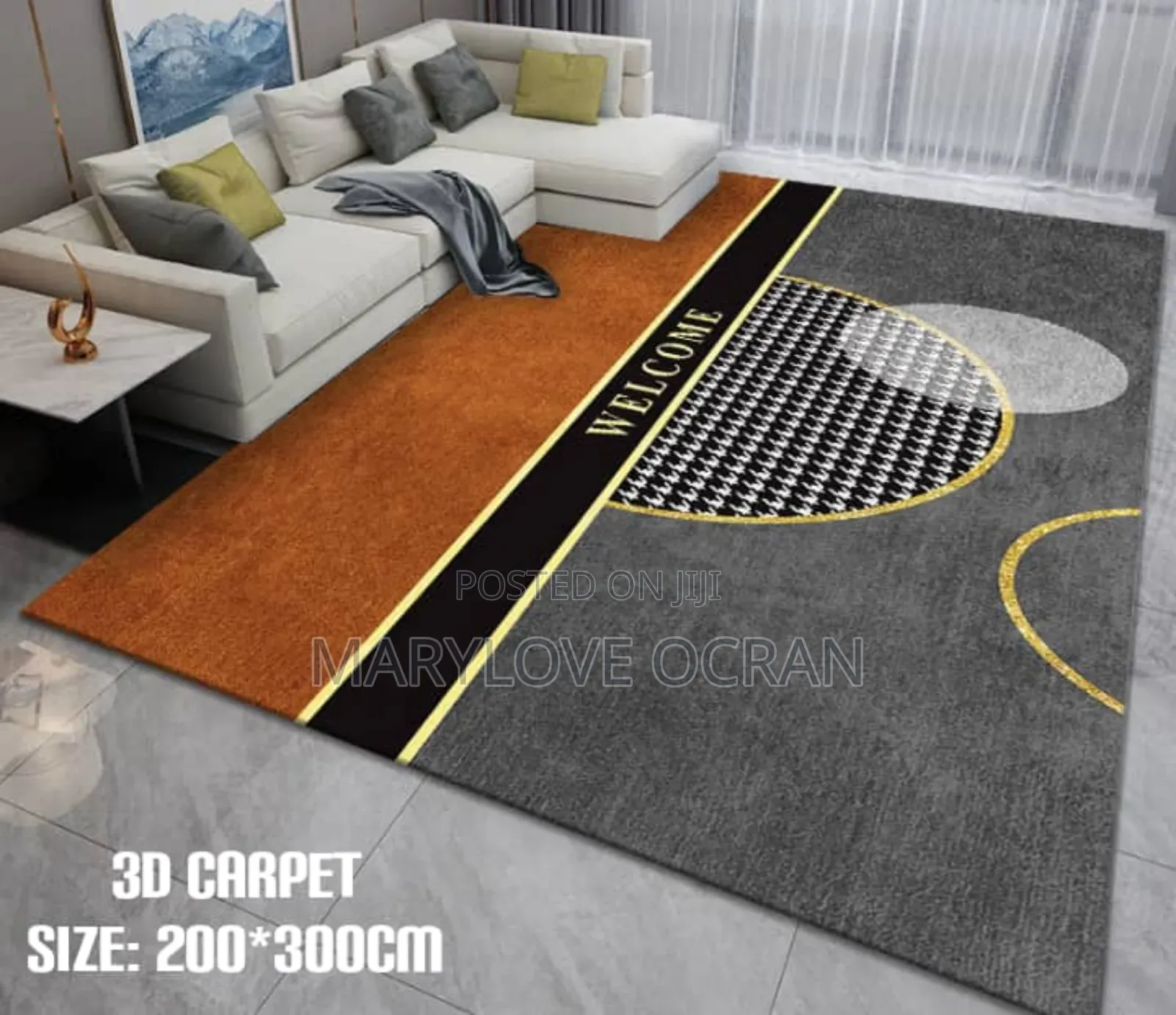 High-Quality 3d Carpet 200x300cm
