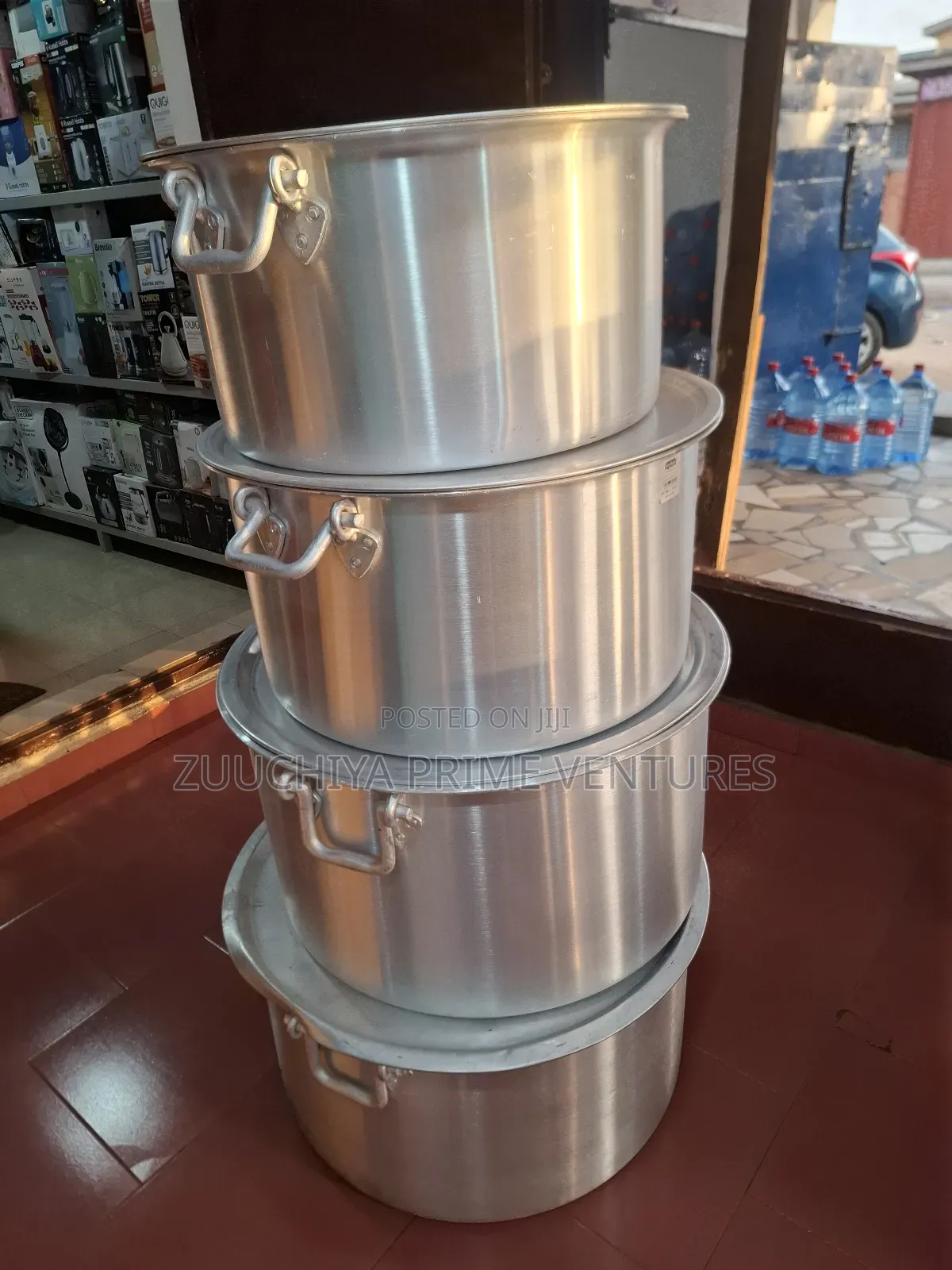 Heavy Aluminium Cooking Pots Large Sizes/Industrial Use) From Uk