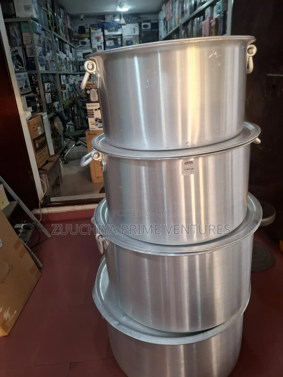 Heavy Aluminium Cooking Pots Large Sizes/Industrial Use) From Uk