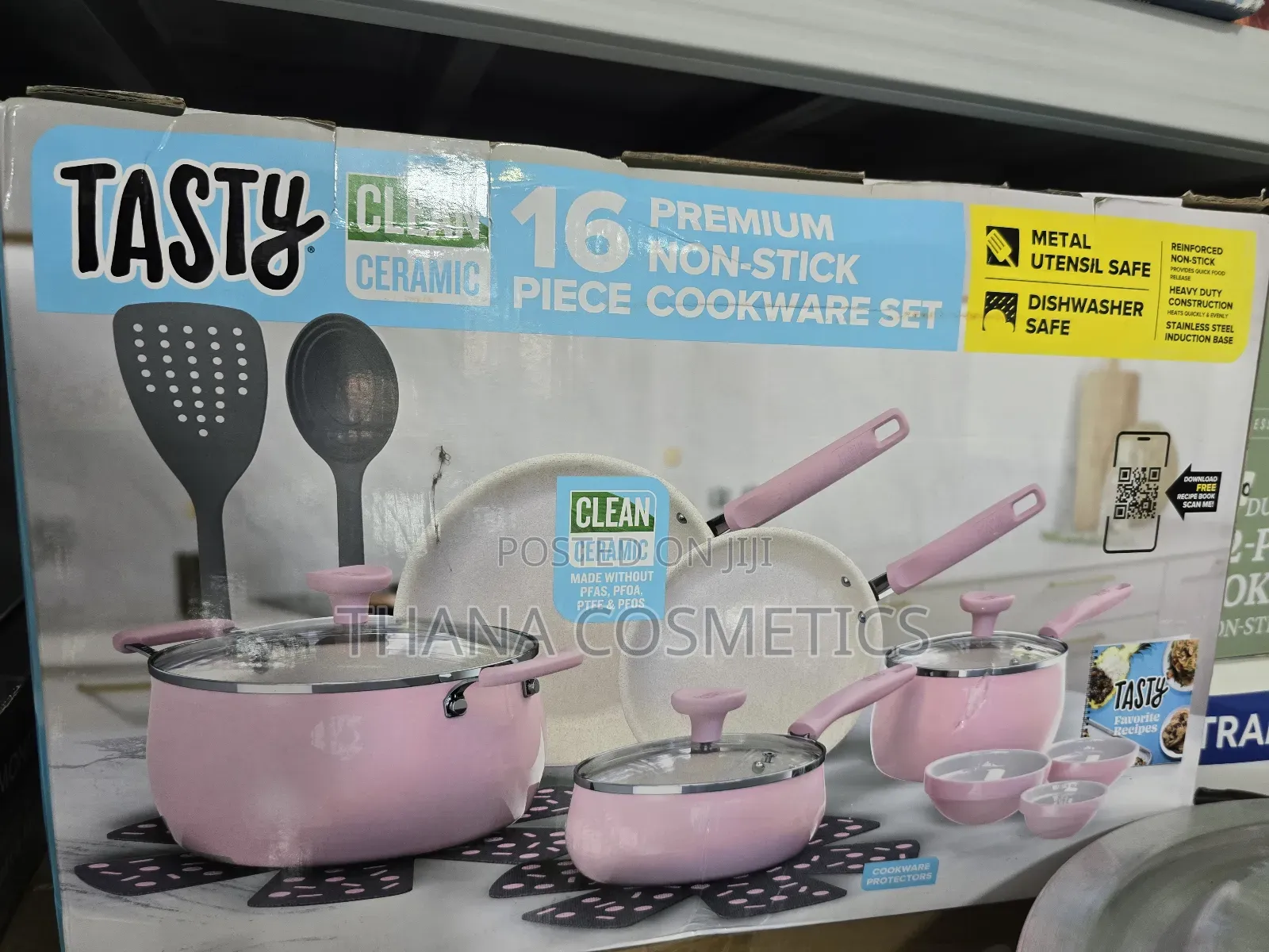 Tasty 16pcs Ceramic Nonstick Cookware