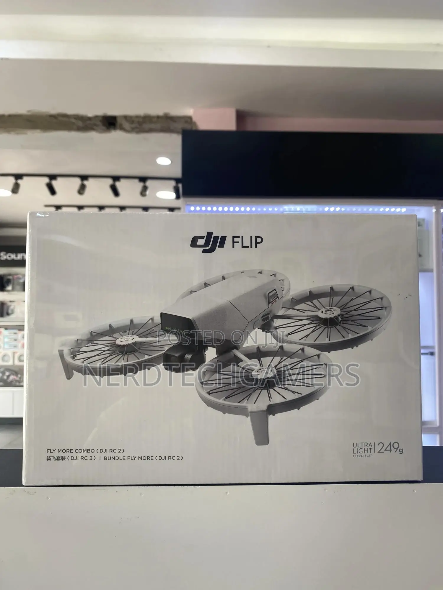 Dji Flip Drone (Rc 2 With Fly More Combo)