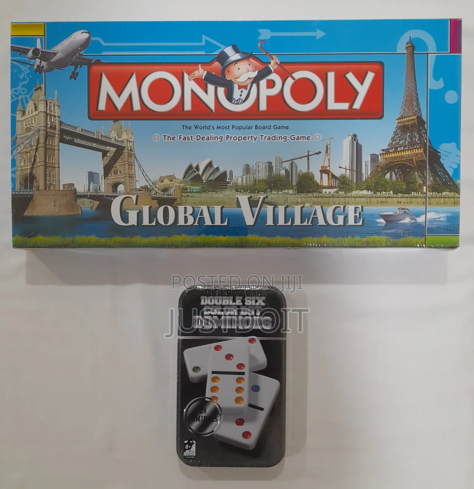Monopoly Global Village + Dominoes