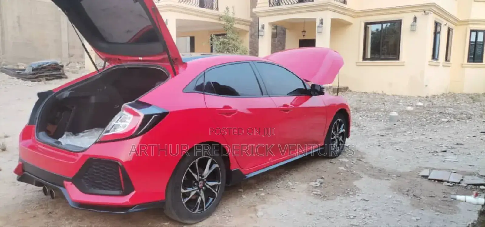 Honda Civic EX Hatchback 2018 Red