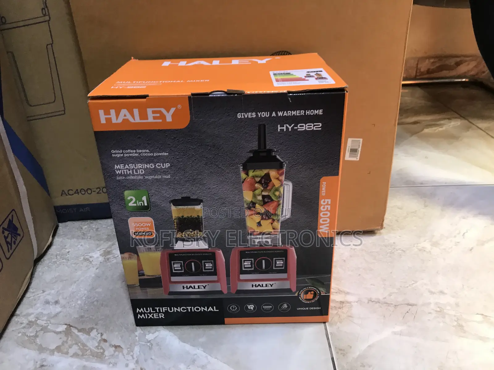 Haley Hy-982 2in1 Electric Blender