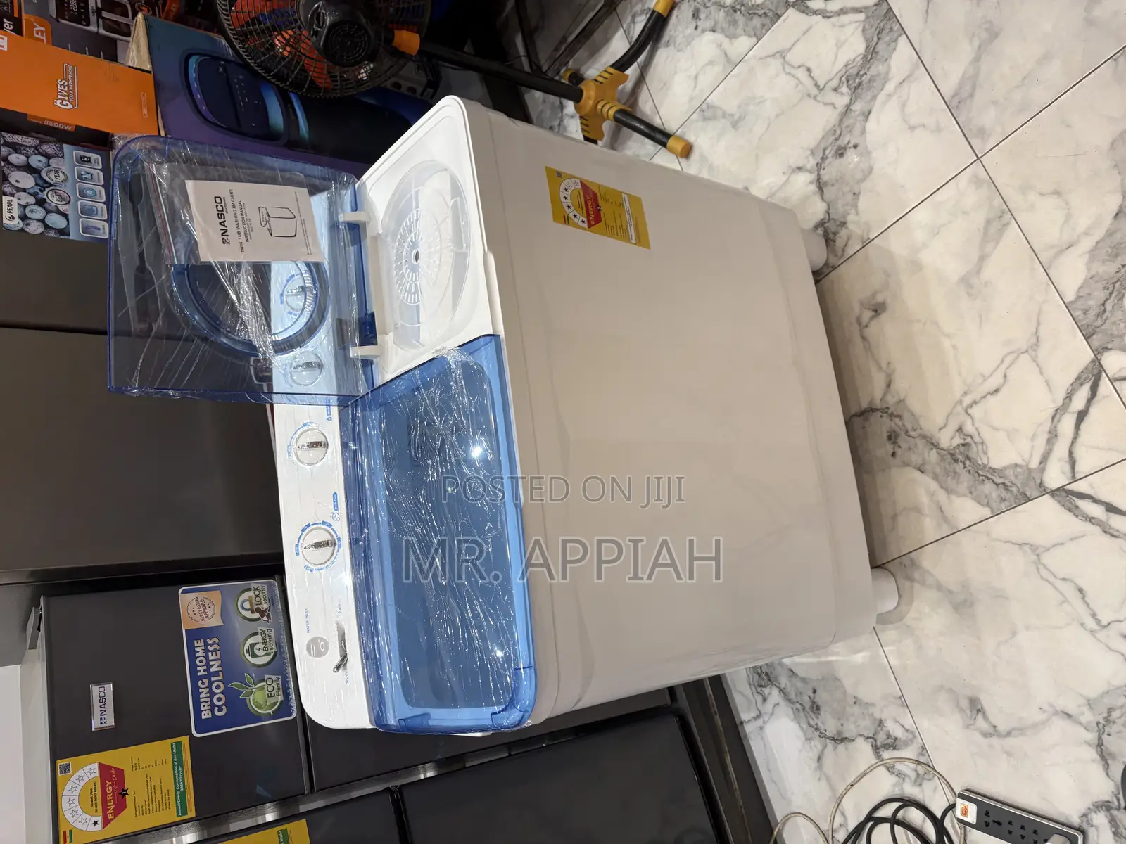 Newly in Box Nasco 15kg Electric Washing Machine + Spin Dry.