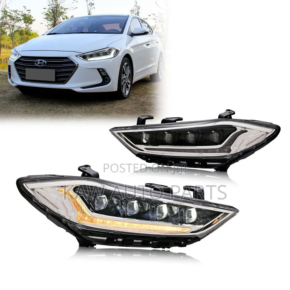 2017,2018,2019 Led Headlight For Hyundai Elantra