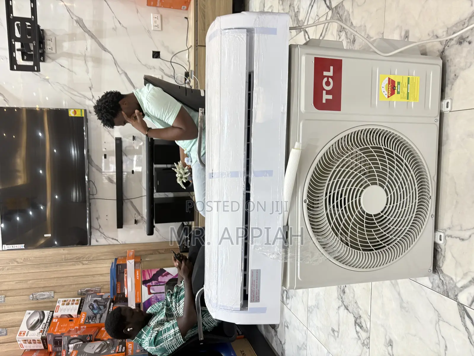 Classic TCL 2.5hp Split Type Dual Inverter Air Conditioner.