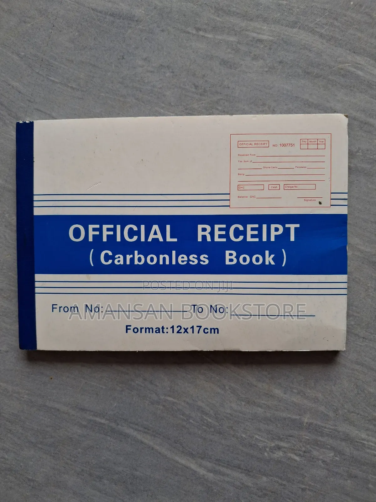 Official Receipt Book