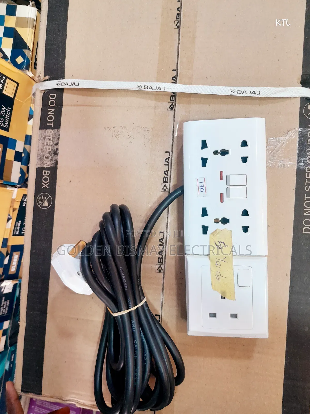 5-Way Extension With a 5-Meter Cable