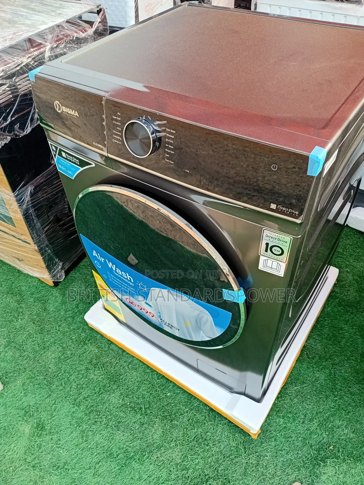 Sigma 10kg Powerwash Fully Automatic 10kg Front Load Washing Machine