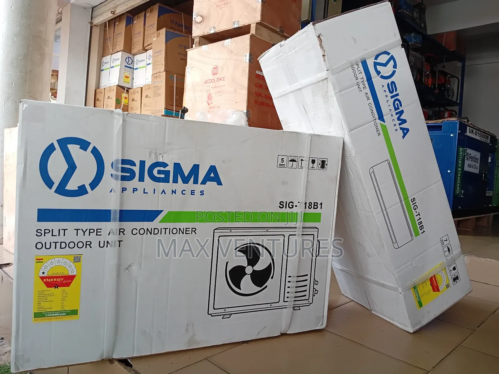 Sleek Design Turbo Sigma 2.5hp Ac 2.5hp Air Condition R410gas