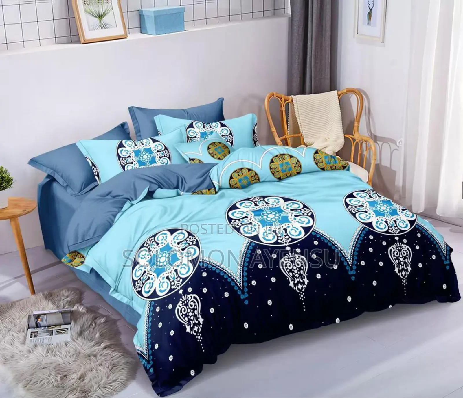 White and Grey Duvet Set Available