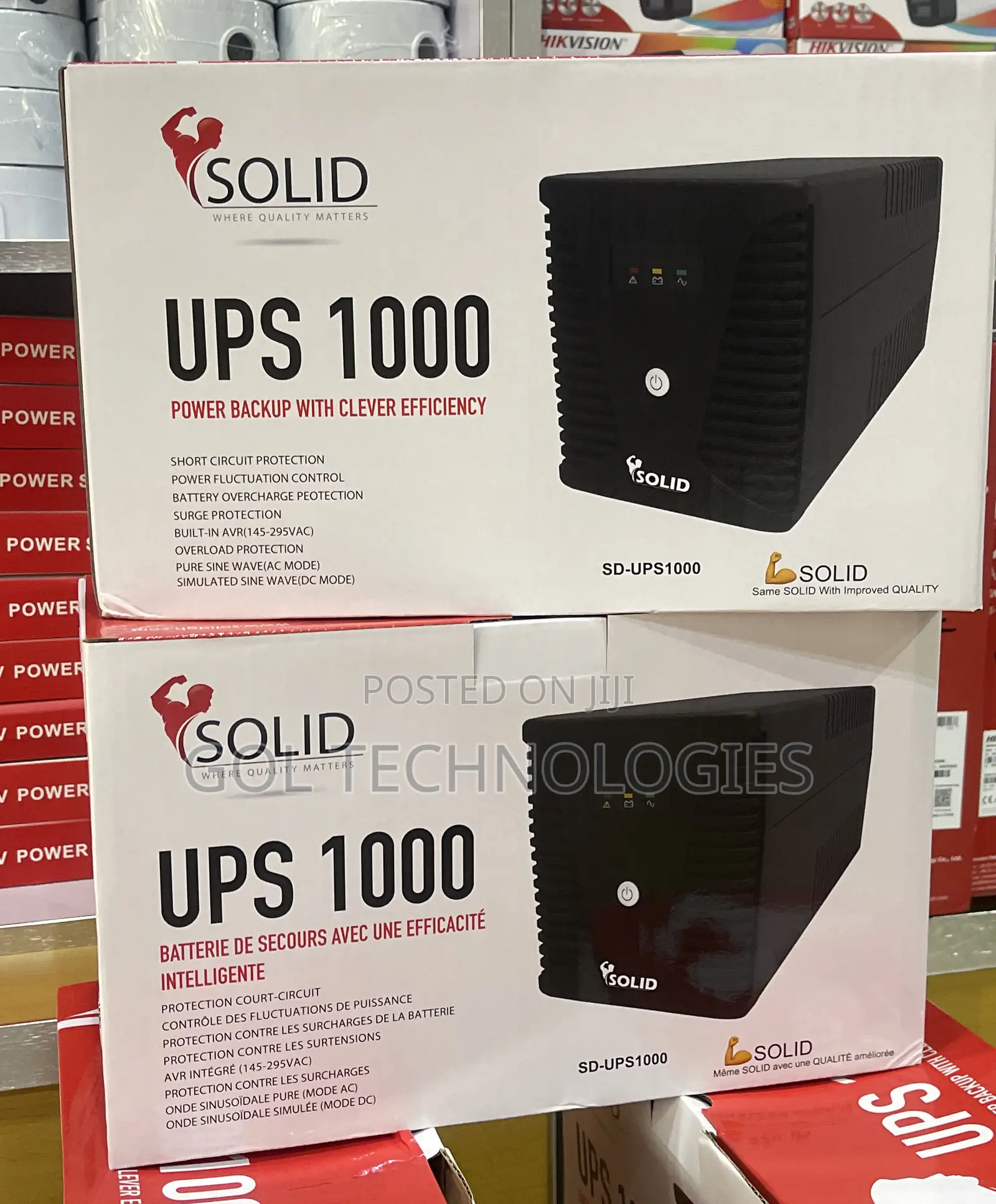 Ups 1000va Solid Power Backup With Clever Efficiency 600w