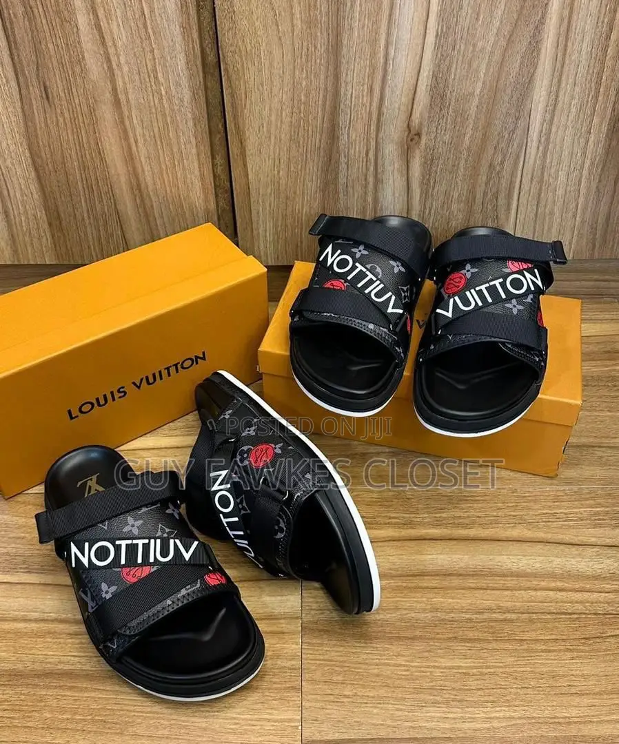 Louis Vuitton Honolulu Canvas Slippers