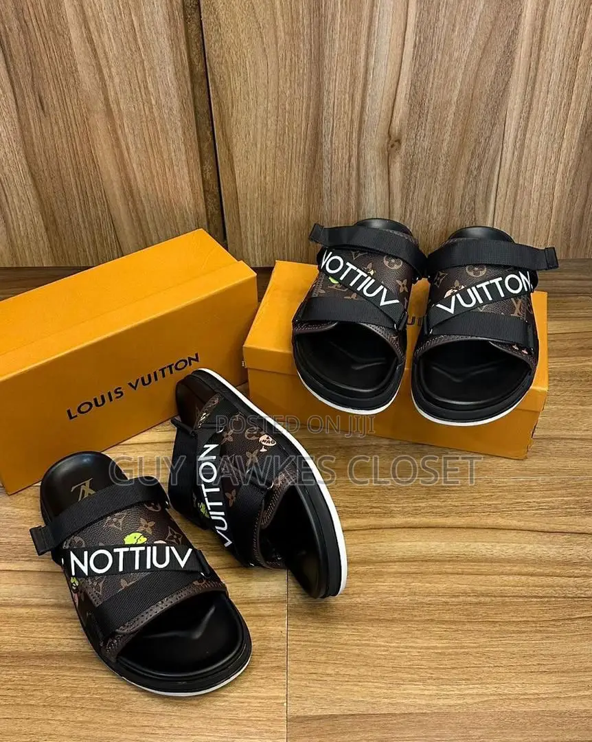 Louis Vuitton Honolulu Canvas Slippers