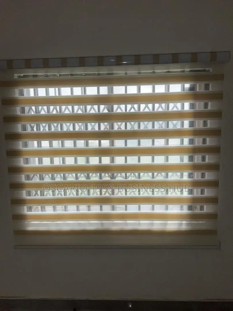 Lovely Cream and Off White Window Blinds