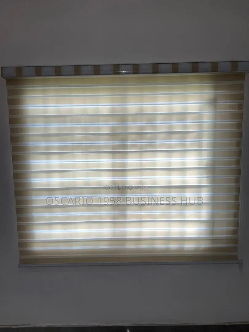 Lovely Cream and Off White Window Blinds