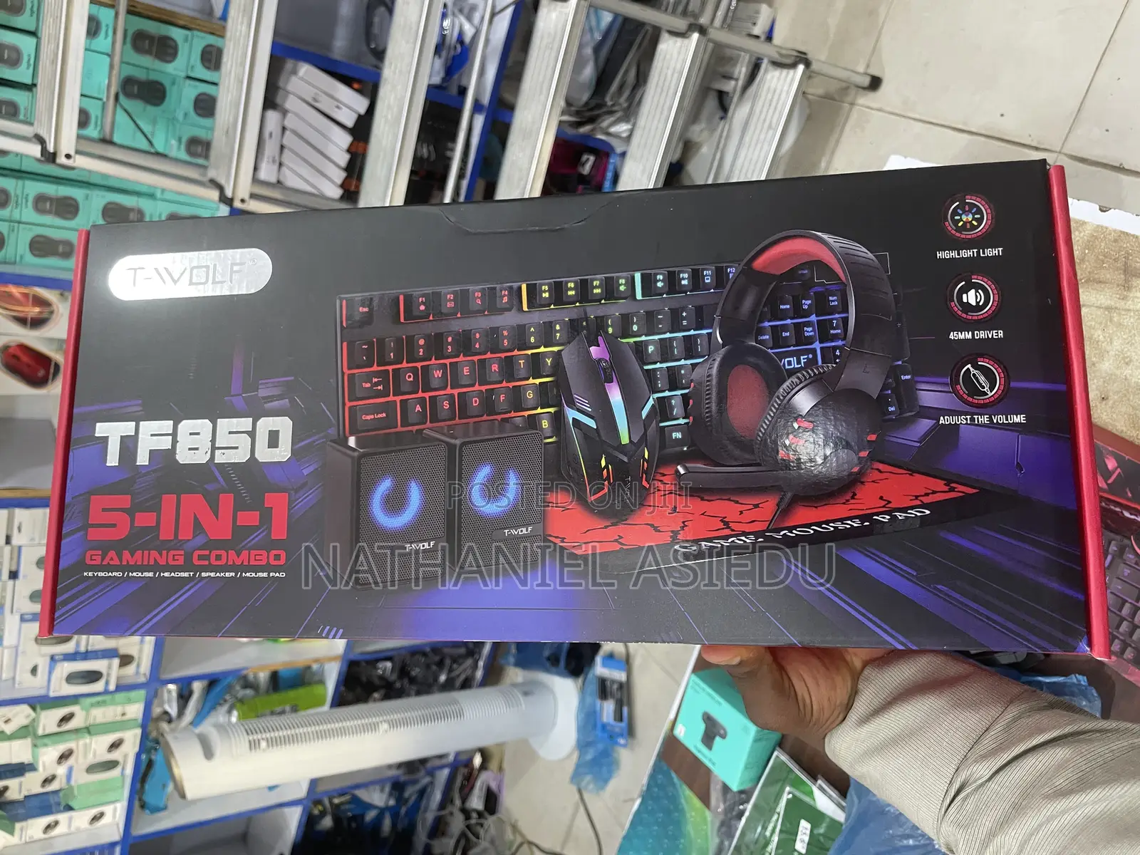 Wolf Tf850 5-in-1 Gaming Combo.