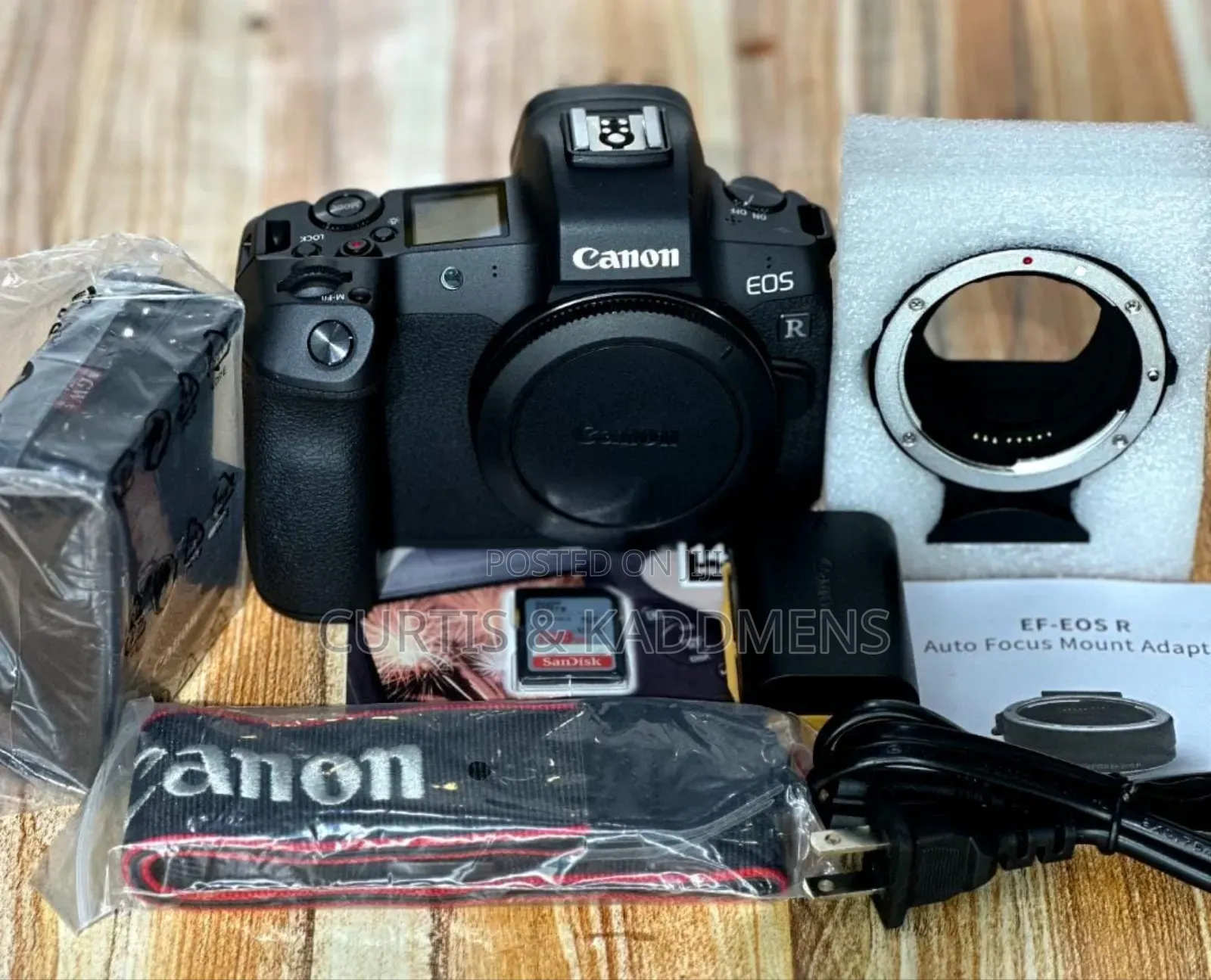 Canon R 99% New + Ef-rf Adapter + 64gig Sd And Accessories