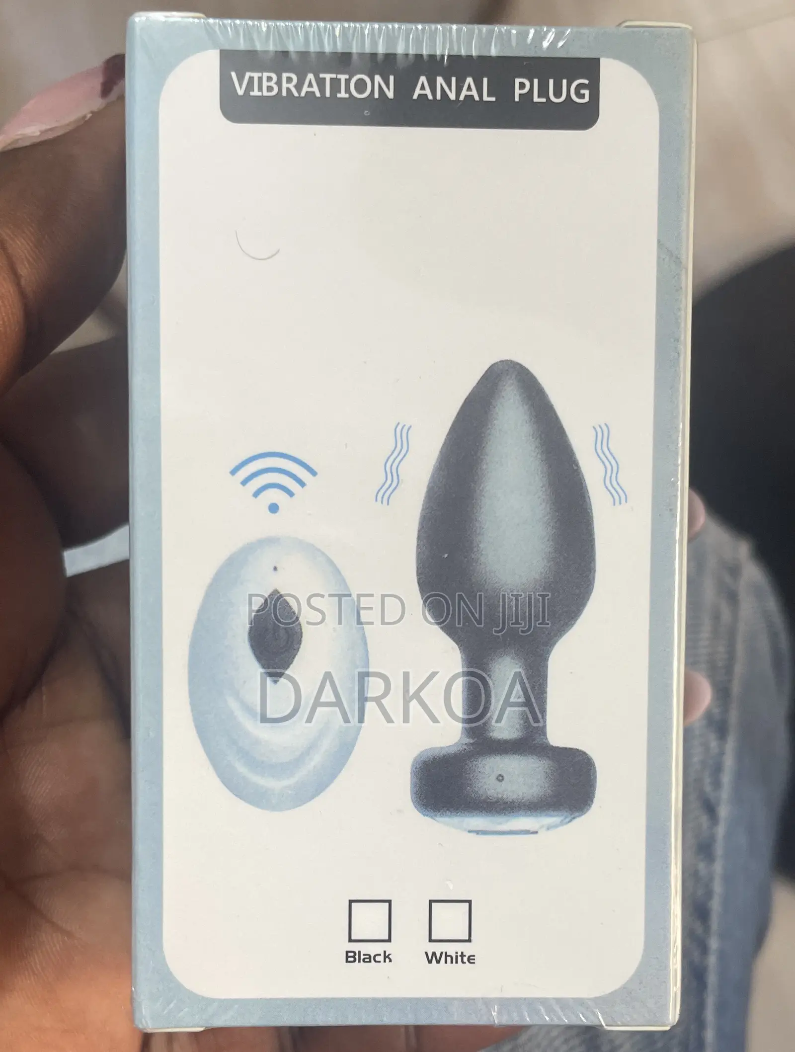 Vibrating Remote Controlled Anal Plug Sex Toy