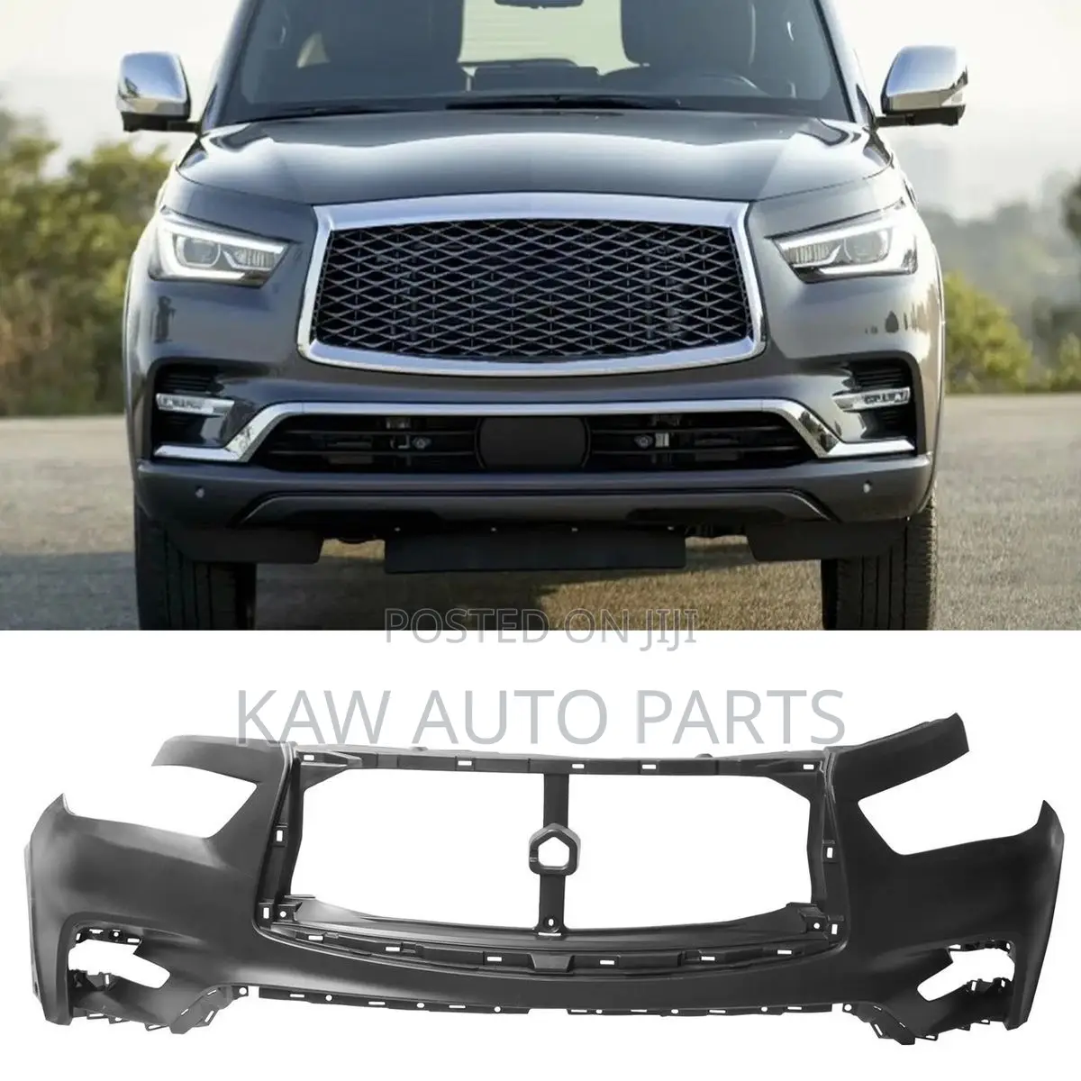 2019,2020,2021,2022,2023,2024 Complete Front Bumper For Infinity Qx80