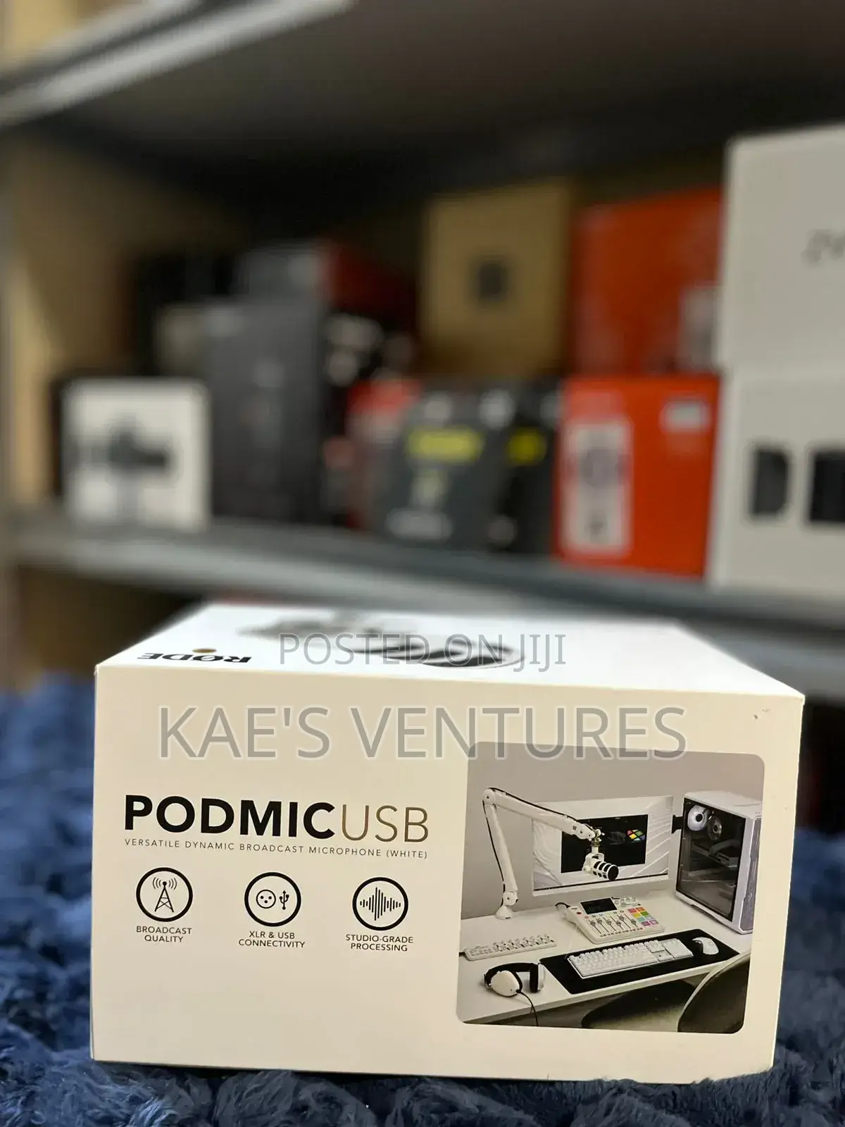 Rode Podmic Dynamic Podcasting Microphone XLR/Usb