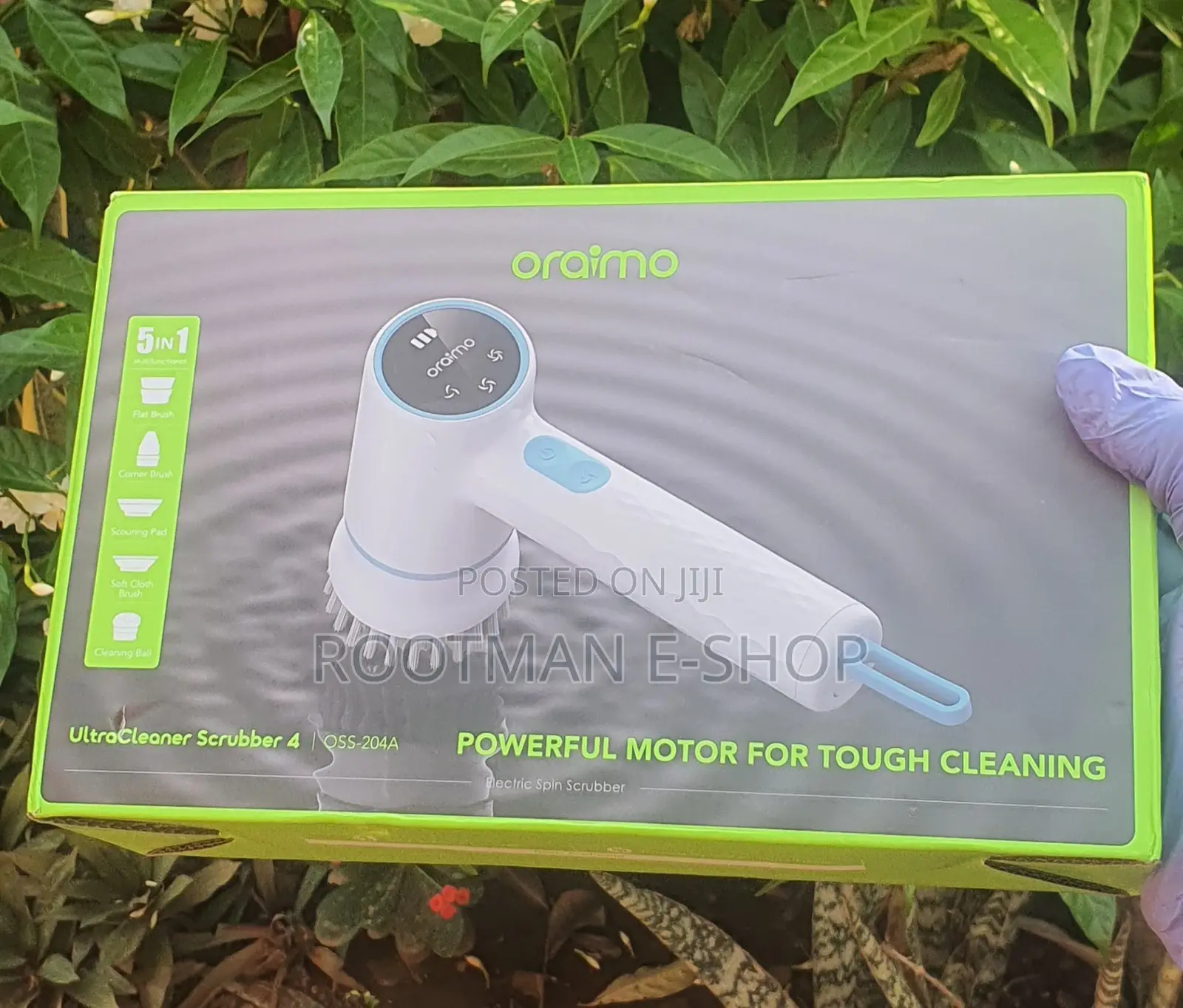 Oraimo Ultra Cleaner Scrubber Cordless 1.5h Runtime