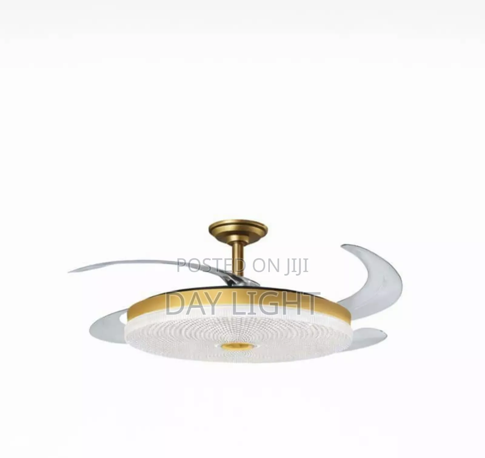Golden New Fan With Light