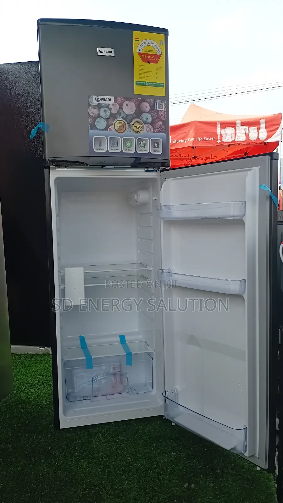 Top Fridge-Freezer Pearl Powerful Cooling 165l Top Pearl Freezer