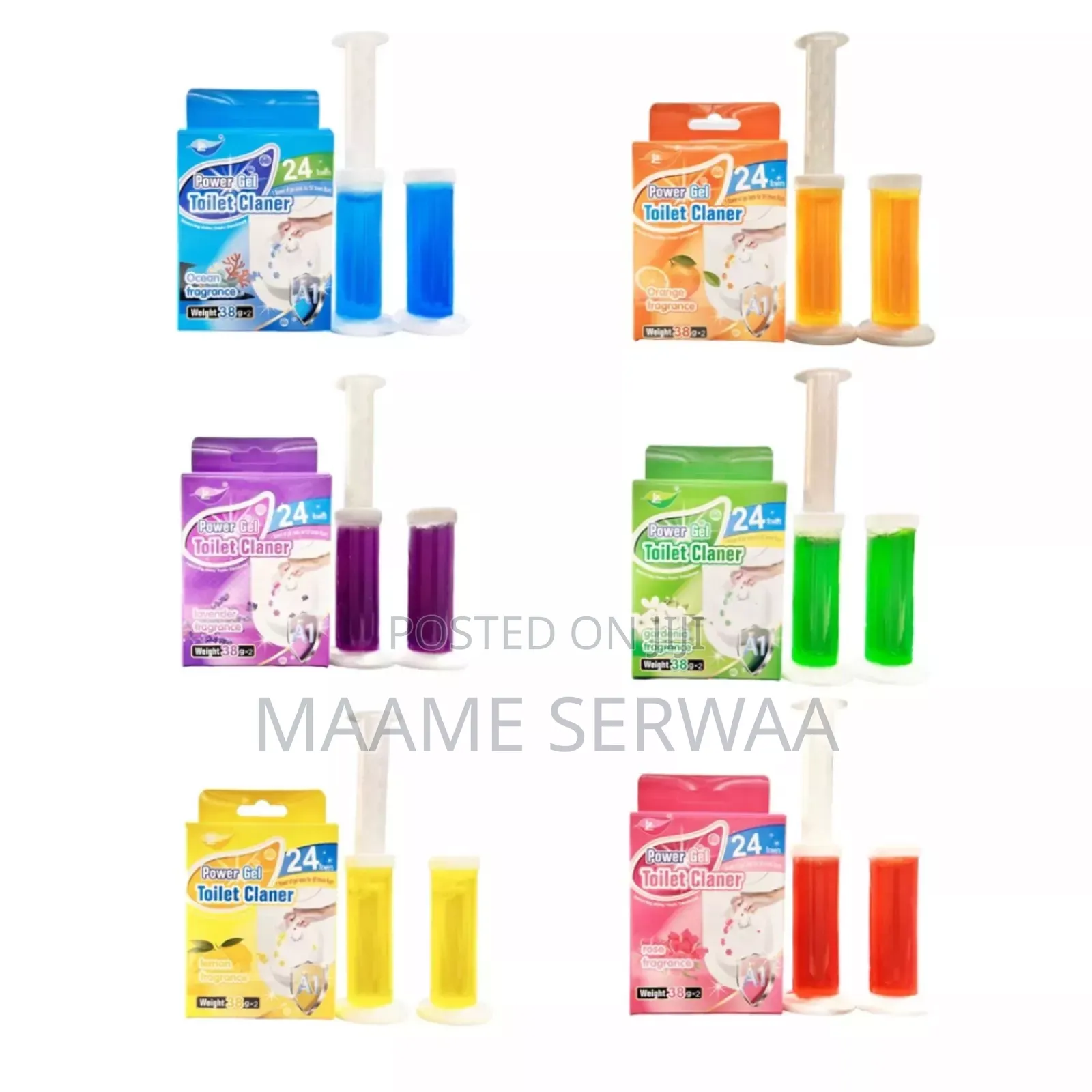 Toilet Gel Fragrance Stickers